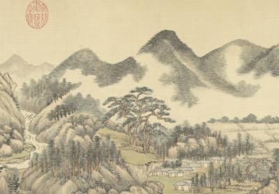 图片[2]-Inscription for Wang Hui’s Morning Colors on Serried Peaks-China Archive